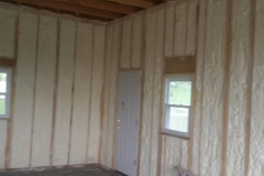 Spray Foam interior walls